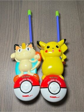 VINTAGE 1999 POKEMON WALKIE TALKIES ~ TESTED / WORKING CONDITION